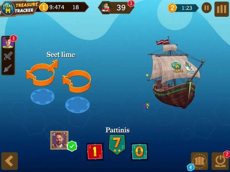 Tidal Treasure Tracker Game Interface